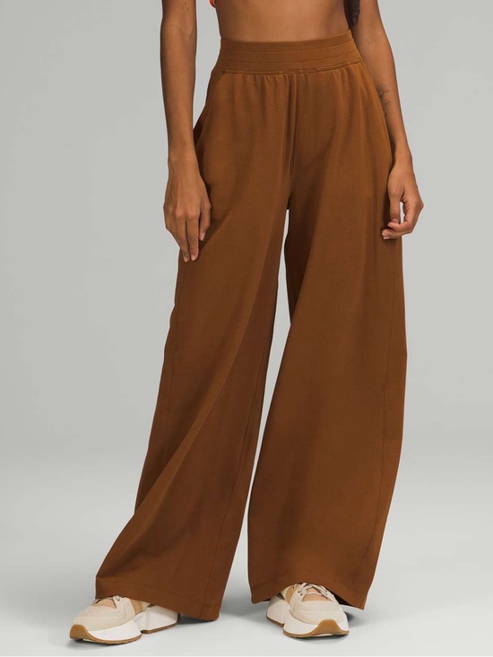 lululemon athletica Pants - Lululemon LA Wide Leg Super High Rise Pant in Copper Brown